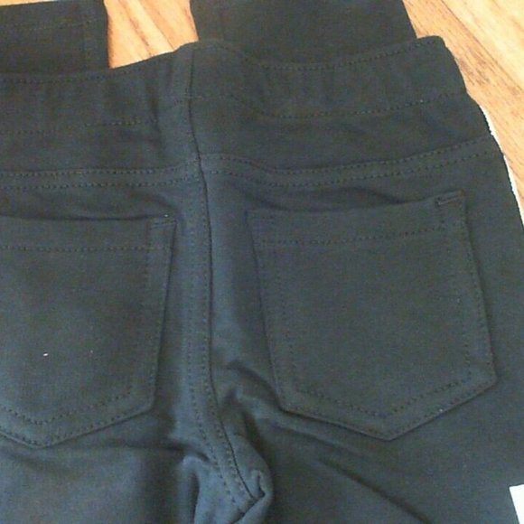 Jeggings Leggings Black With Gold Stripe - Picture 3 of 3